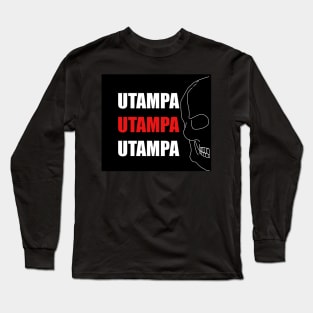 utampa skull design Long Sleeve T-Shirt